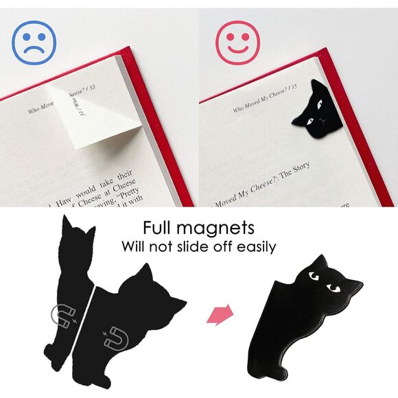 Magnetic Bookmarks - 6 Pieces Assorted Cute Book Markers Clip Set for Teachers S - Picture 2 of 6